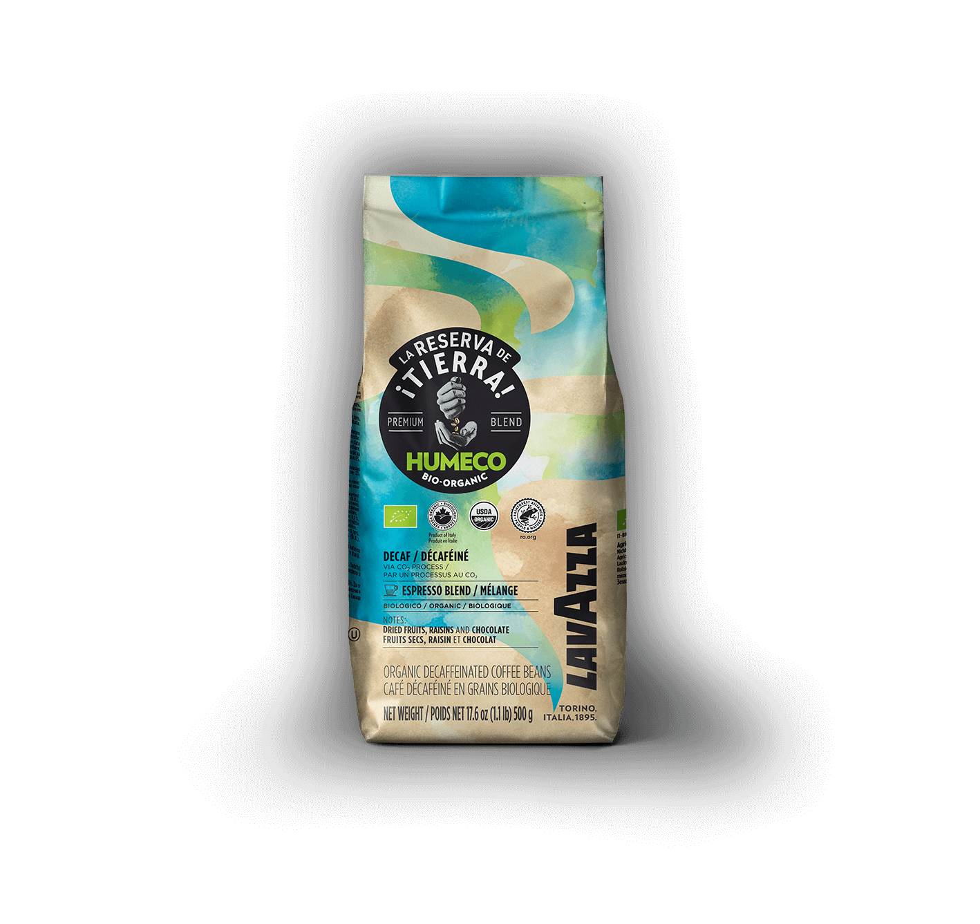 La Reserva de ¡Tierra! Humeco biotermesztésű koffeinmentes kávé